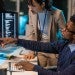 Two Data scientists collaborating on a machine learning model