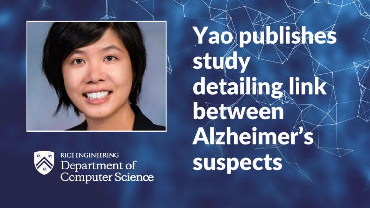 Yao publishes study detailing link between Alzheimer’s suspects  