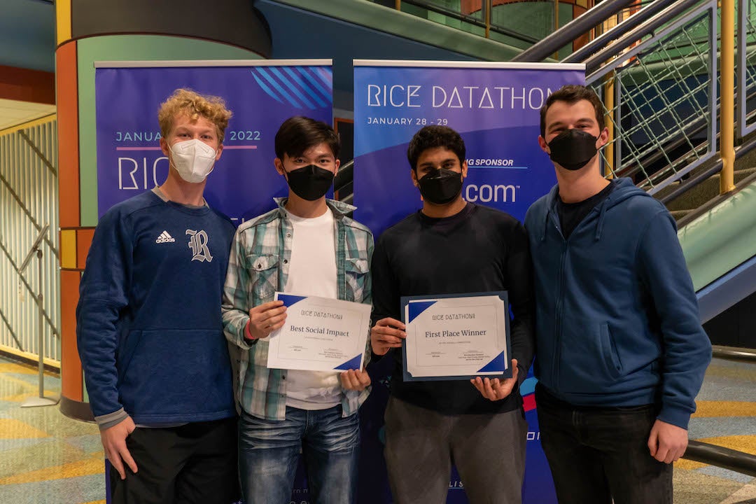 Redistricting project wins Rice Datathon