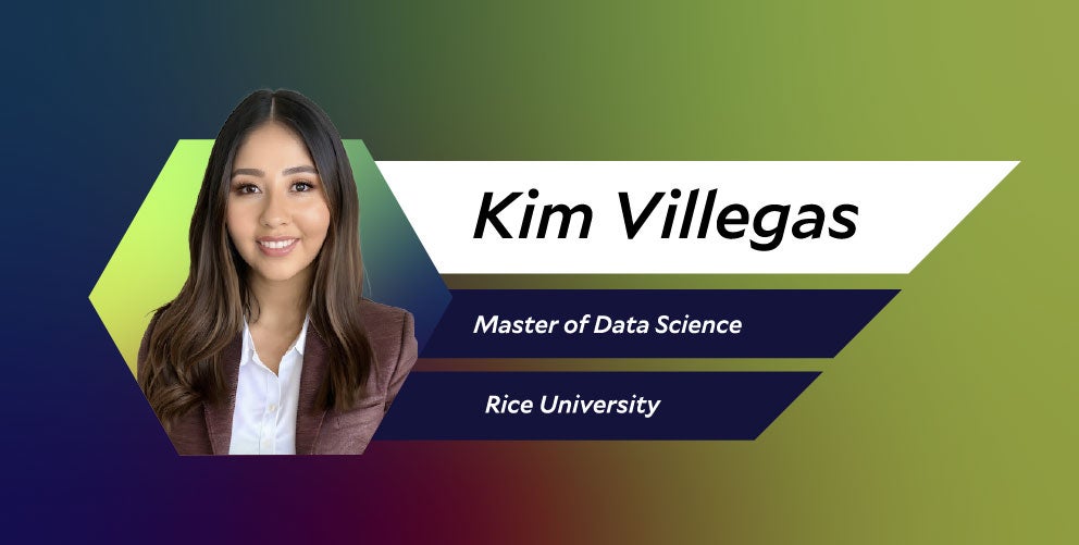 Rice University MDS Graduate Kimberly Villegas 