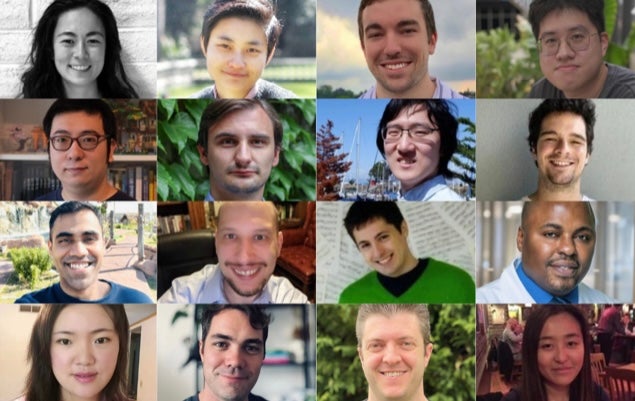Photo grid of Treangen Lab members and alumni