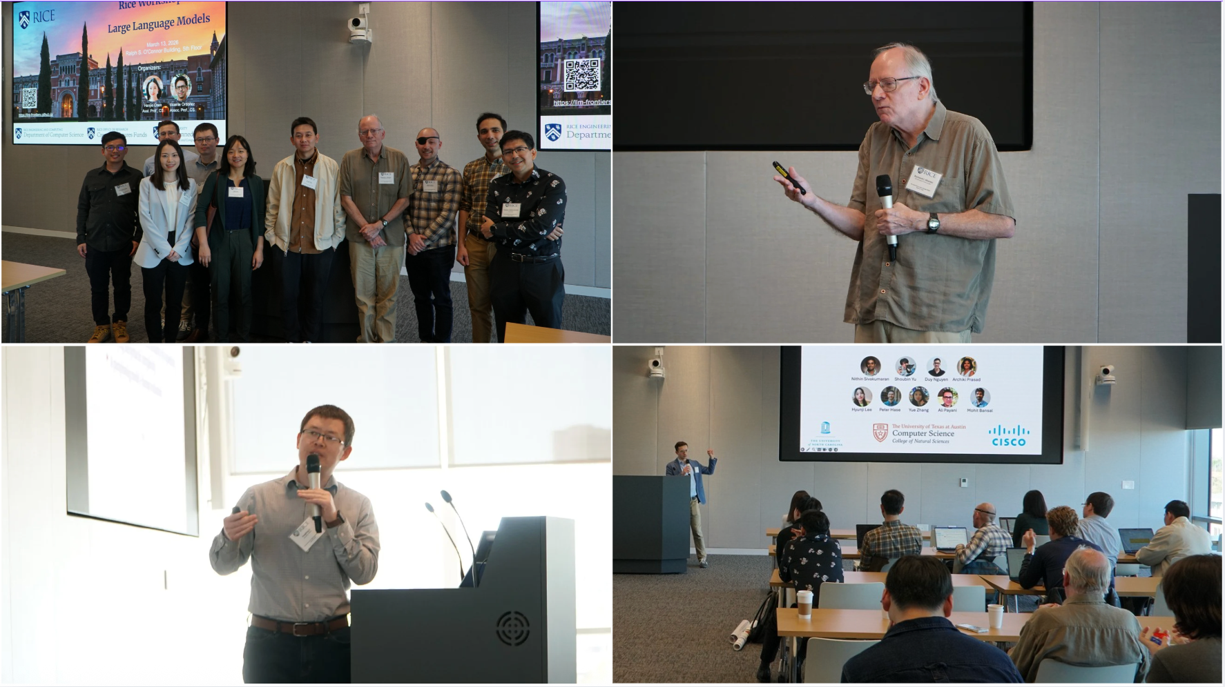 The Rice LLM Workshop brought together presenters and researchers from around the U.S.