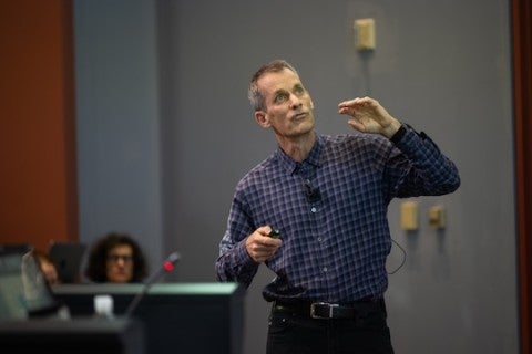 Google's Chief Scientist, Jeff Dean, presents on campus at Rice University