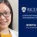 The Ken Kennedy Institute awards Computational Science & Engineering Fellowship to Xinyu Yao