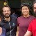 Four Kavraki Lab grad students standing outside at Rice University